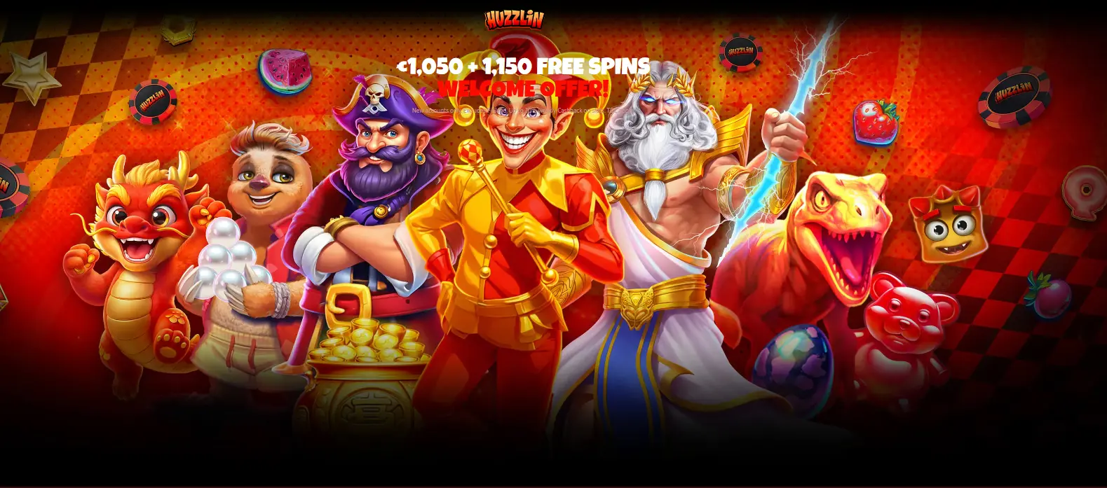 Huzzlin Casino Hero Banner